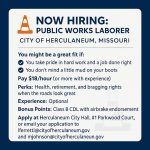 Now Hiring: Public Works Laborer