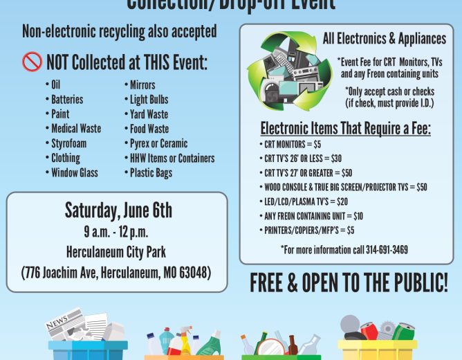 Electronics, Shredding, & Recycling Collection/Drop-off Event