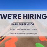 Now Hiring – Park Supervisor